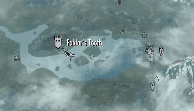 Faldar's Tooth Treasure Map. 