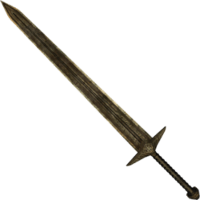 dwarven greatsword greatswords weapons skyrim wiki guide