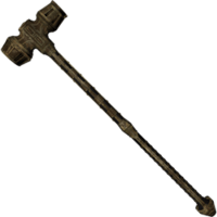 dwarven warhammer warhammers weapons skyrim wiki guide