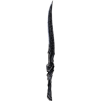 ebony sword swords weapons skyrim wiki guide
