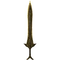 elven sword swords weapons skyrim wiki guide