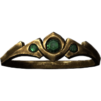 gold and emerald circlet jewelry skyrim wiki guide 200px
