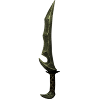 orcish dagger daggers weapons skyrim wiki guide