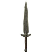 rundis dagger daggers weapons skyrim wiki guide
